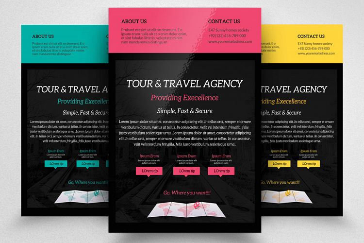World Tour   Travel Agency Flyer
