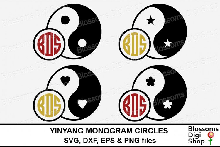Yinyang Monogram Circles