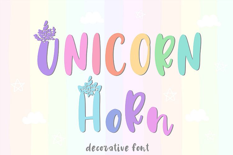 Unicorn Horn Font
