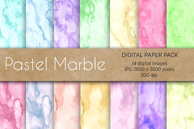 Marble Digital Paper, Seamless Pattern, Pattern Paper, Marble Background, Marble paper, Digital Scrapbook, Pastel Marble Digital Paper