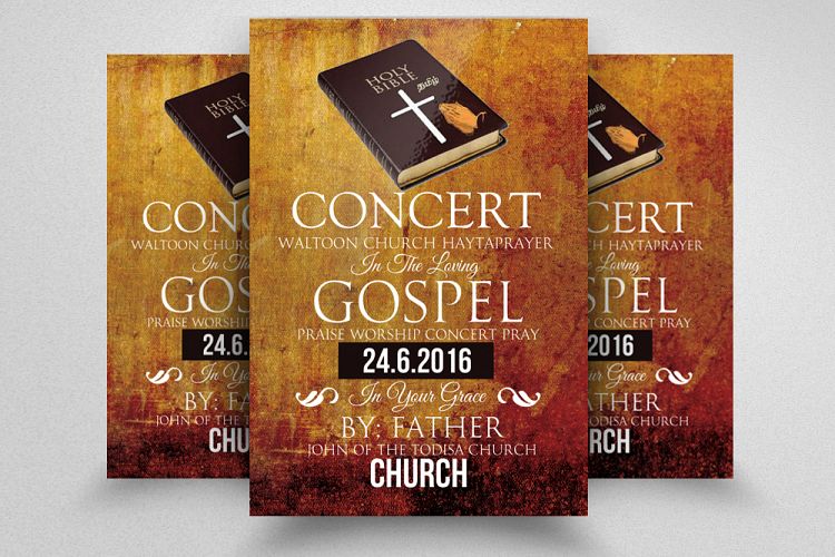 Bible Study Jesus Church Flyer