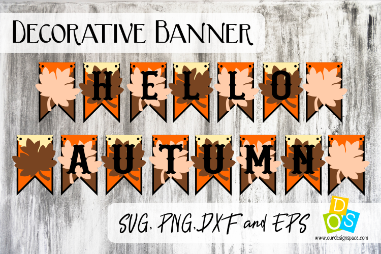 Hello Autumn Party Banner