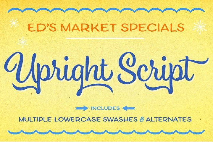 Eds Market Upright Script