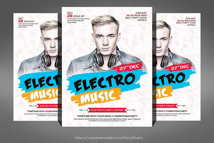 Electro Music Flyer