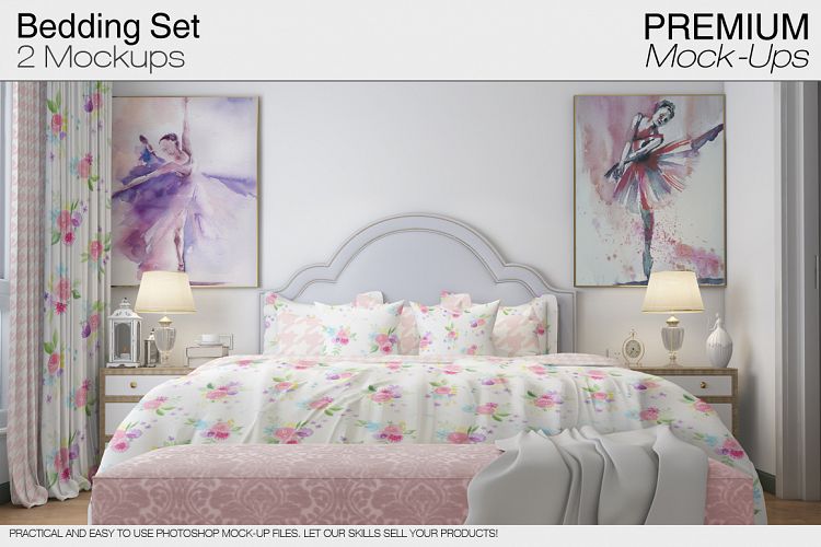Bedding Mockup Set