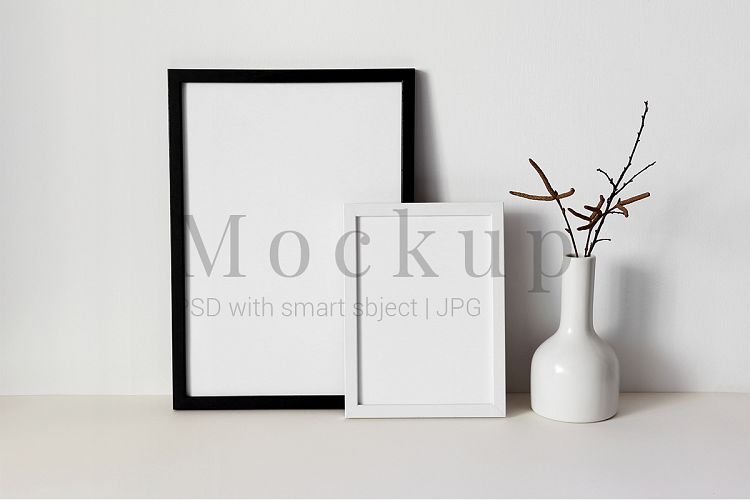 Black and White Photo Frame Mockups