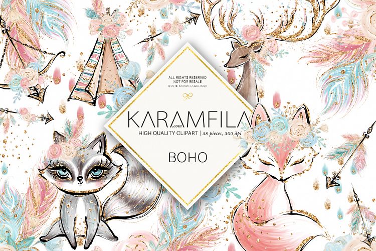 Boho Clipart