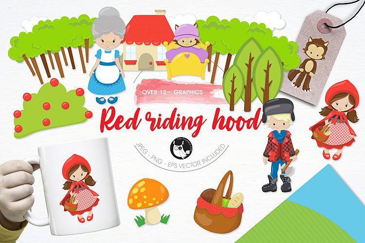 Red Riding Hood graphics and illustrations