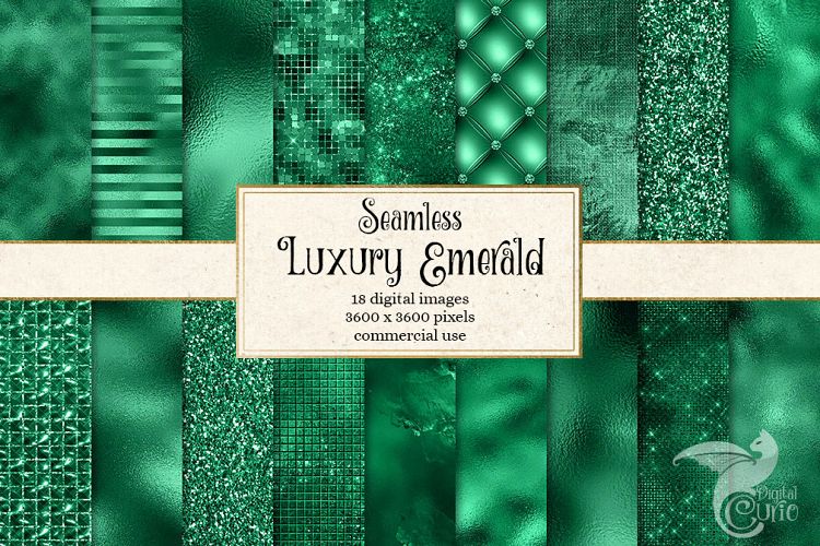 Luxury Emerald Textures example image 1
