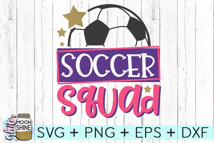 Soccer Squad SVG DXF PNG EPS Cutting Files