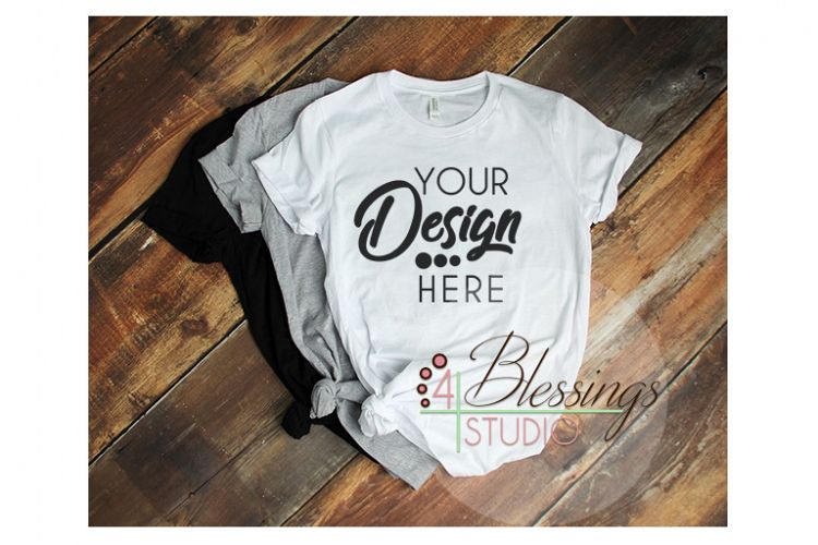 Bella Canvas 3001 Mockup T Shirts Multiple Mock up