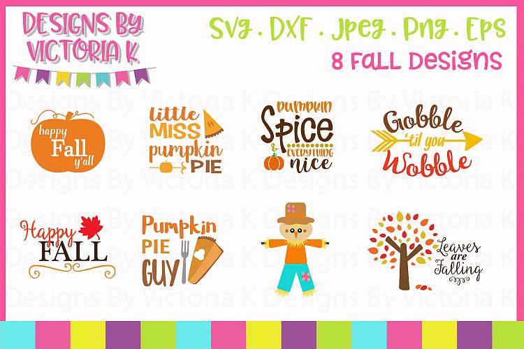 Fall Bundle SVG Cut Files