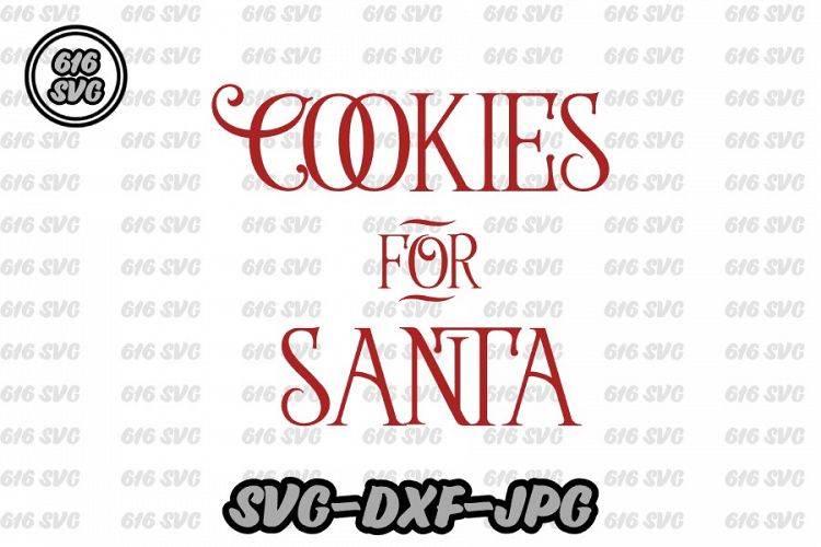 Cookies for santa SVG