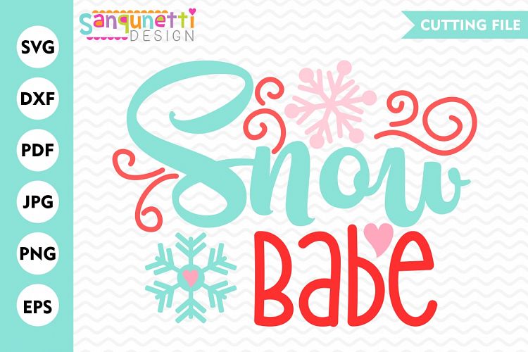 Snow Babe SVG, Snowflake svg, Christmas svg, winter svg