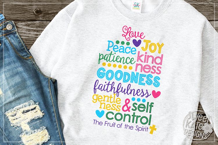 The Fruit of the Spirit SVG DXF EPS PNG JPG
