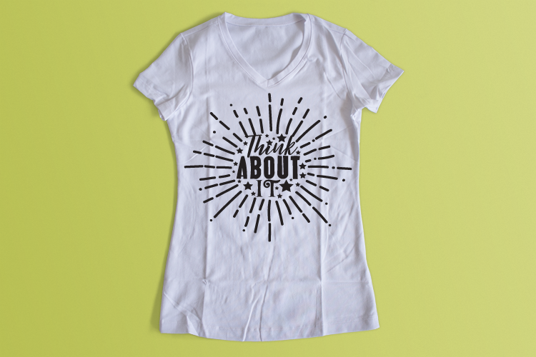 Think About It SVG Quote