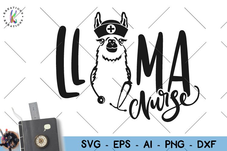 Download Nurse Svg Llama svg Llama Nurse svg Nurse Llama Funnny ...