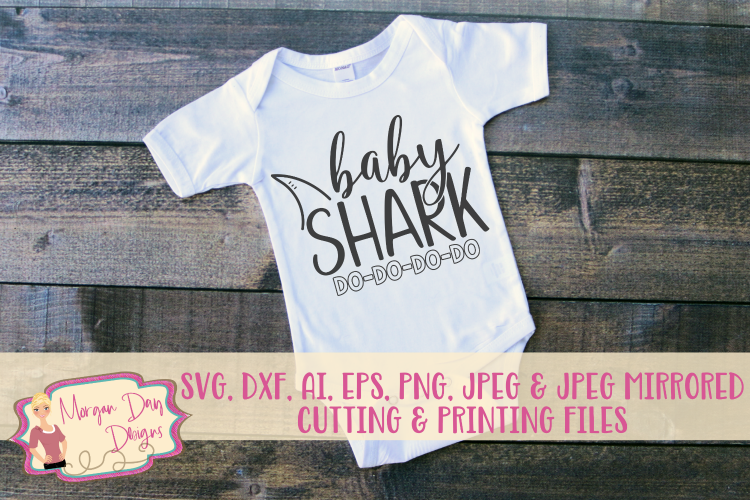 Baby Shark SVG, DXF, AI, EPS, PNG, JPEG