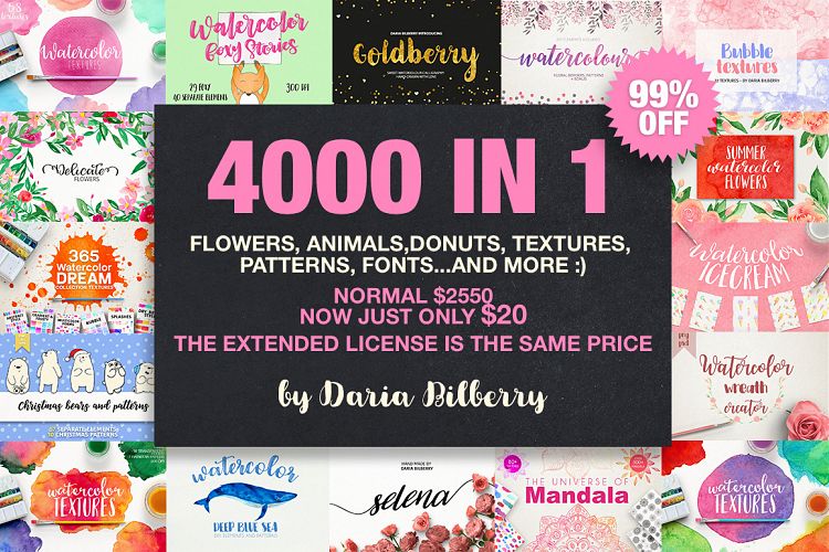 4000 IN 1 GRAPHIC BUNDLE SUPER SALE