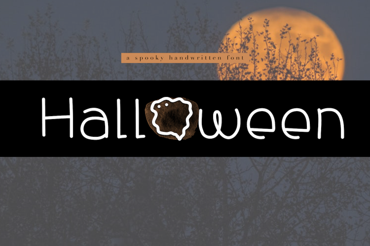 Halloween - A Spooky Handwritten Font