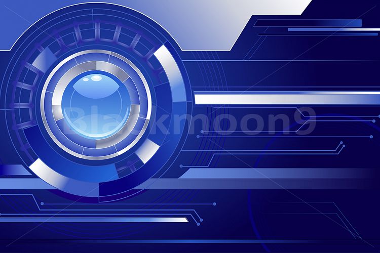 Blue Background with a Blue Lens example image 1
