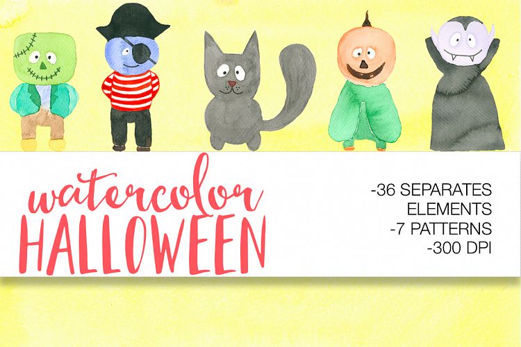 Watercolor Halloween