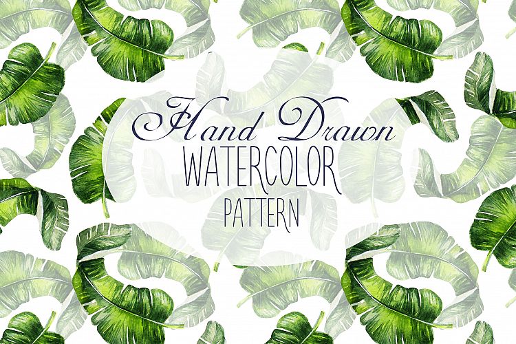 16 Hand Drawn Watercolor Pattern