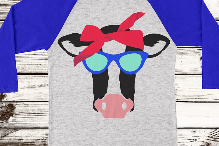 Cow Heifer Farm Life Animal Cute Kids Girls SVG DXF PNG Cut File Cricut Silhouette Cameo Clip Art Htv Die Cutting Heat Transfer Vinyl