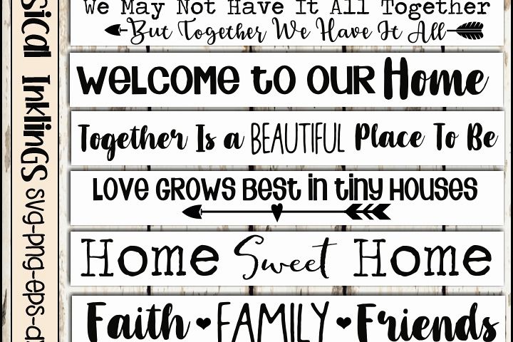 Our Family SVG Sign Bundle