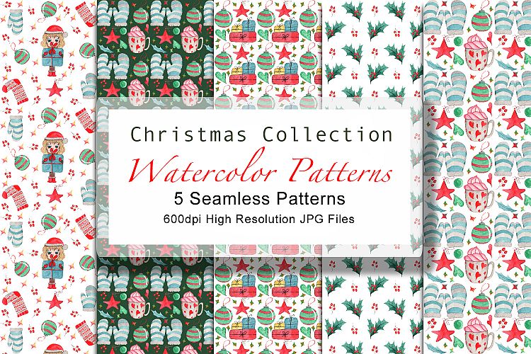 Christmass Pattern Collection SET