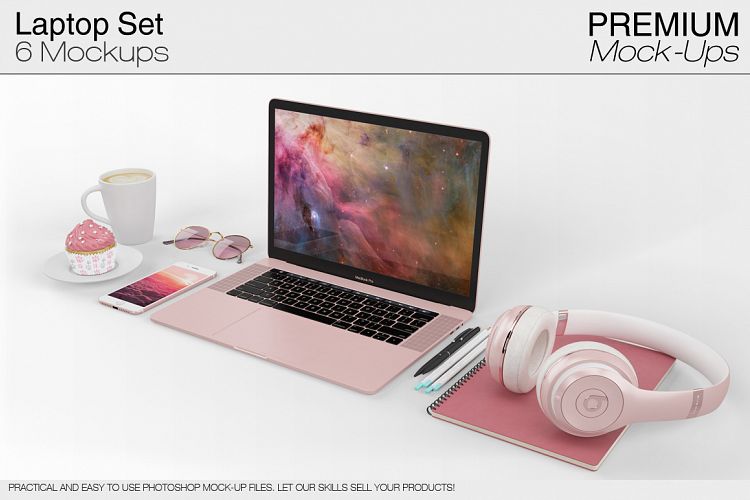 Laptop Mockup Set - Apple MacBook Pro