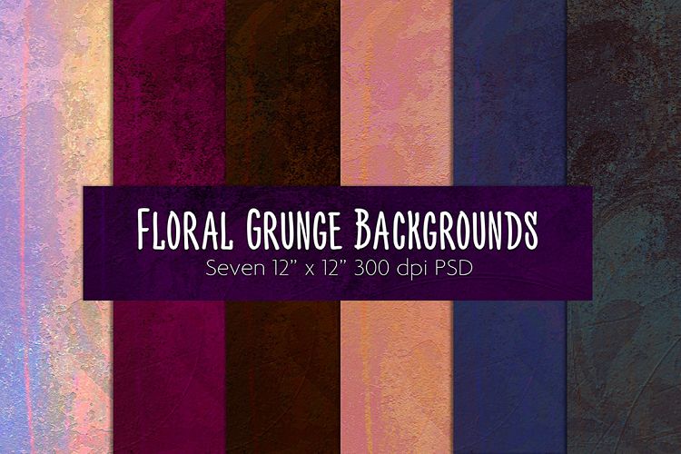 Floral Grunge Background #1