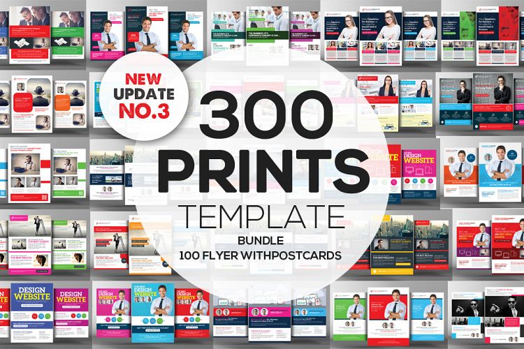 350+ Print Templates Bundle