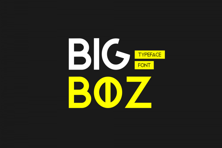Bigboz Typeface Font