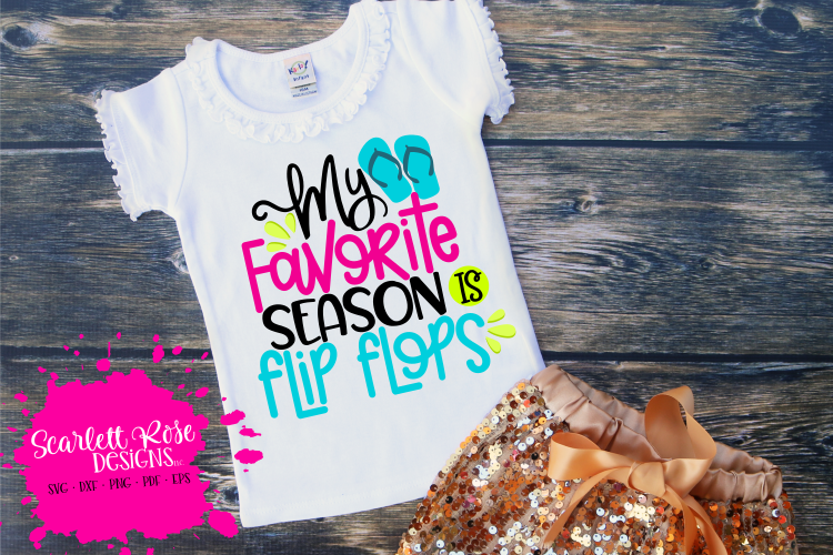 My Favorite Season is Flips Flops SVG