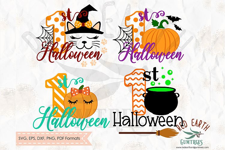 1st Halloween bundle design in SVG,DXF,PNG, EPS formats