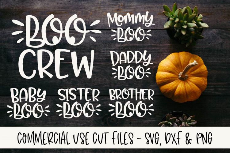 Halloween Bundle - Boo Family - Boo Crew - SVG, DXF   PNG