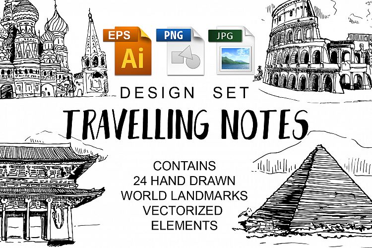 Travelling Notes Design Set