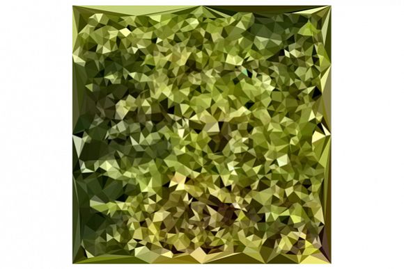 Fern Green Abstract Low Polygon Background example image 1