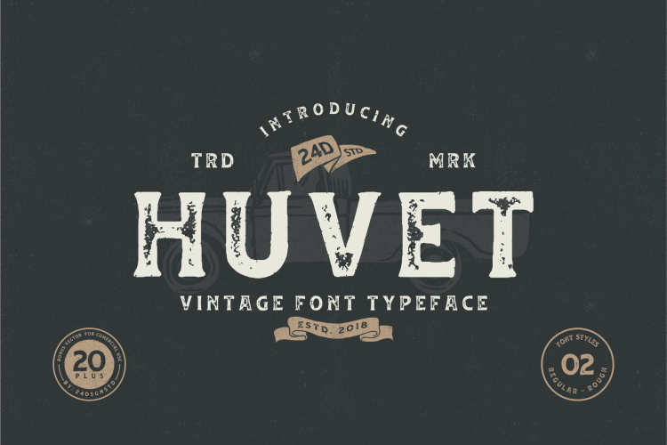 Huvet Typeface