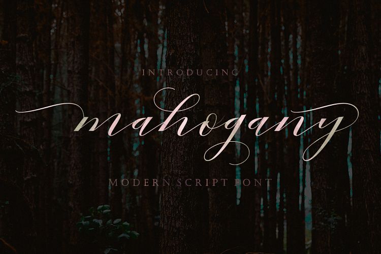 Mahogany Script