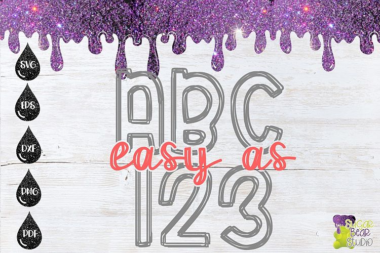 ABC Easy As 123 SVG