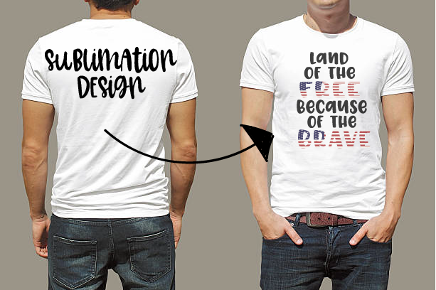 SPVinyl Land of the Free Because of the Brave Sublimation Design Bundle