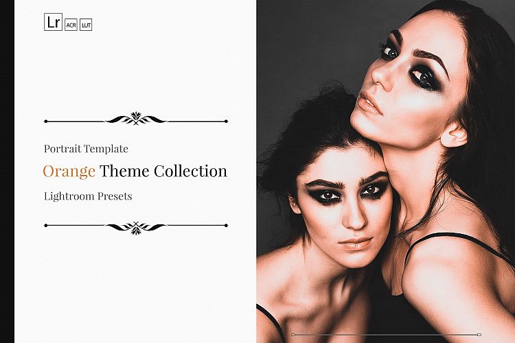 Orange Theme Color Grading Premium Lightroom Presets