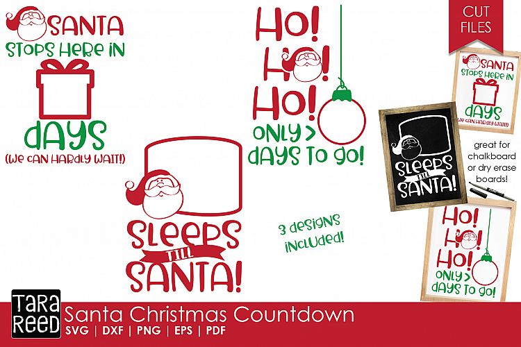 Santa Christmas Countdown Bundle