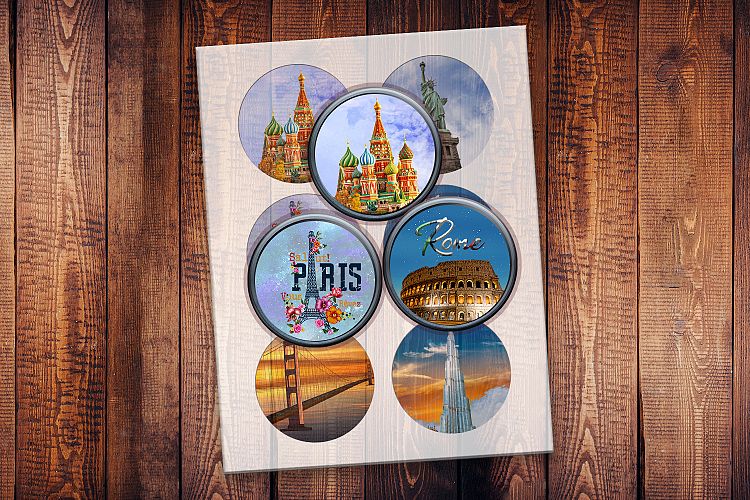 Metropolises, Travel, Moscow, New York, Paris, Rome, Dubai