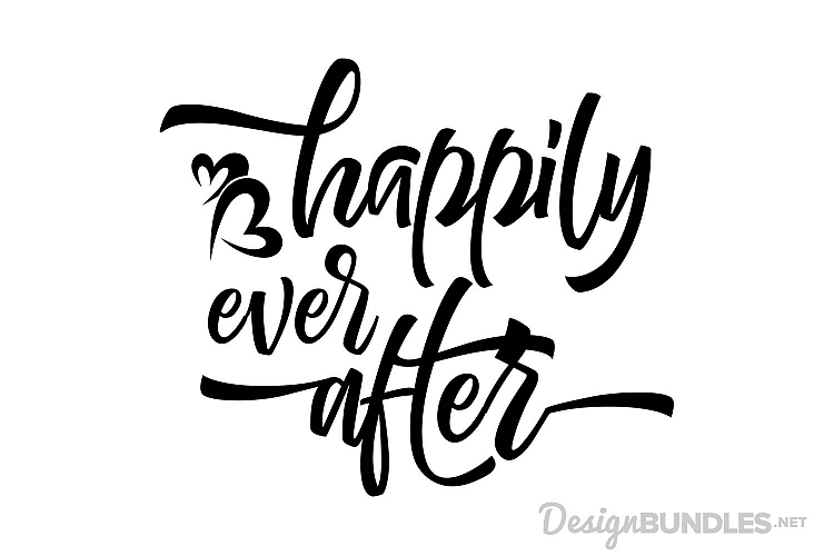 Free SVGs download - Happily Ever After | Free Design Resources