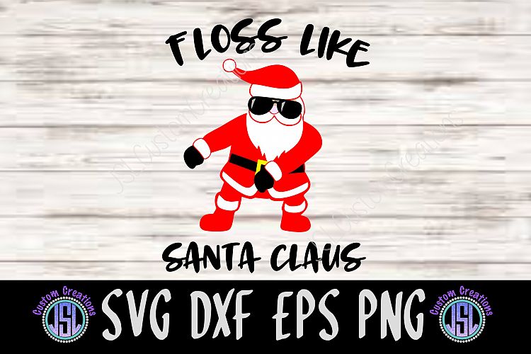 Floss like Santa Claus | Set of 2 Bundle | SVG DXF EPS PNG