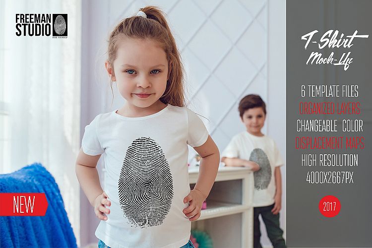 Kids T-Shirt Mock-Up Vol.4 2017