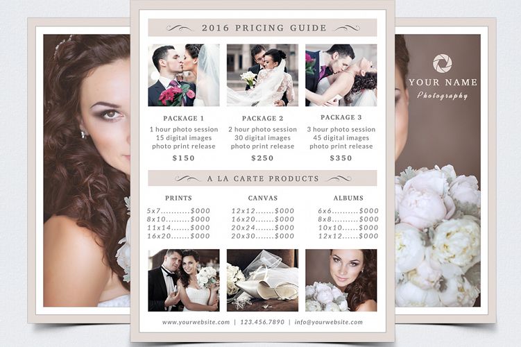 Photography Pricing Guide Template